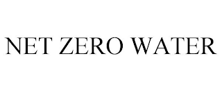 NET ZERO WATER