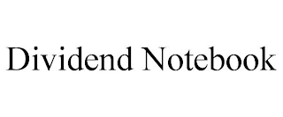 DIVIDEND NOTEBOOK
