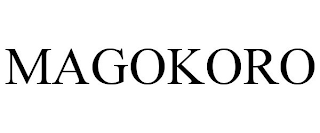 MAGOKORO