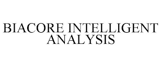 BIACORE INTELLIGENT ANALYSIS