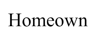 HOMEOWN