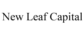 NEW LEAF CAPITAL