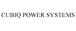 CUBIQ POWER SYSTEMS