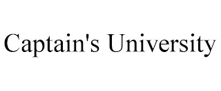 CAPTAIN'S UNIVERSITY