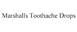 MARSHALLS TOOTHACHE DROPS