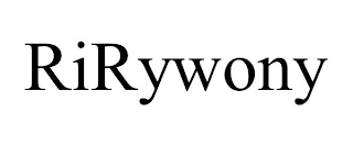 RIRYWONY