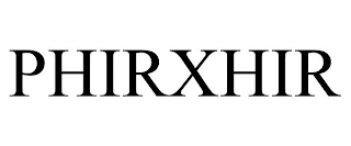 PHIRXHIR