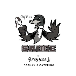 CHEF DUCK SAUCE OF GRESSZELL DESHAY'S CATERING