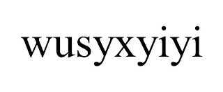 WUSYXYIYI