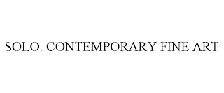 SOLO. CONTEMPORARY FINE ART