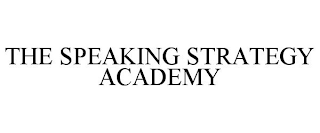 THE SPEAKING STRATEGY ACADEMY