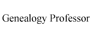 GENEALOGY PROFESSOR