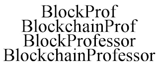 BLOCKPROF BLOCKCHAINPROF BLOCKPROFESSOR BLOCKCHAINPROFESSOR