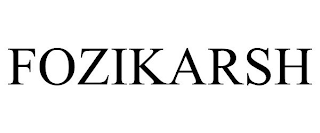 FOZIKARSH