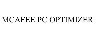 MCAFEE PC OPTIMIZER