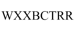 WXXBCTRR