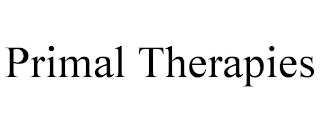 PRIMAL THERAPIES