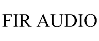 FIR AUDIO