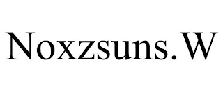 NOXZSUNS.W
