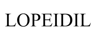 LOPEIDIL