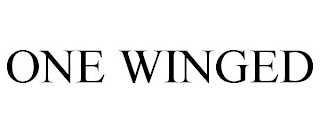 ONE WINGED