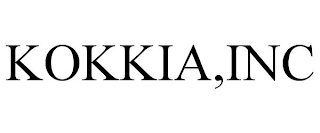 KOKKIA,INC