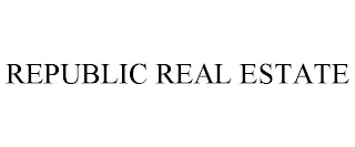 REPUBLIC REAL ESTATE