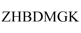 ZHBDMGK