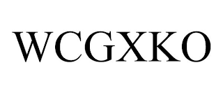 WCGXKO