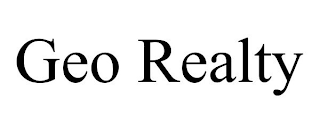 GEO REALTY
