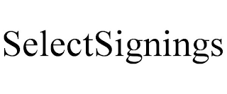 SELECTSIGNINGS