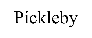 PICKLEBY