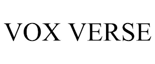 VOX VERSE