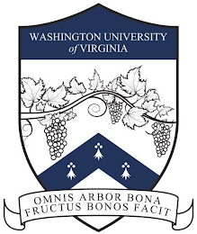 WASHINGTON UNIVERSITY OF VIRGINIA OMNIS ARBOR BONA FRUCTUS BONOS FACIT