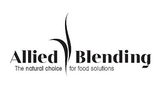 ALLIED BLENDING THE NATURAL CHOICE FOR FOOD SOLUTIONS