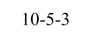 10-5-3