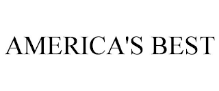 AMERICA'S BEST