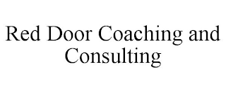 RED DOOR COACHING AND CONSULTING