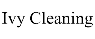 IVY CLEANING