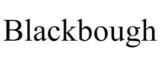 BLACKBOUGH