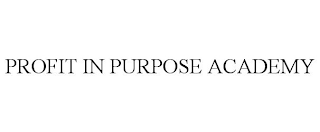 PROFIT IN PURPOSE ACADEMY