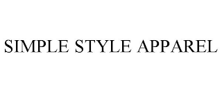 SIMPLE STYLE APPAREL