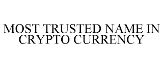 MOST TRUSTED NAME IN CRYPTO CURRENCY