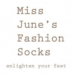 MISS JUNE'S FASHION SOCKS ENLIGHTEN YOUR FEET