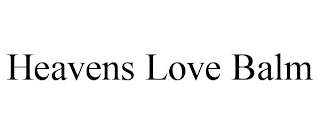 HEAVENS LOVE BALM