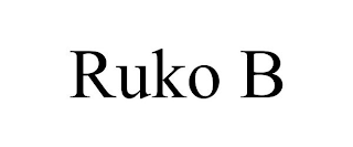 RUKO B