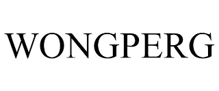 WONGPERG trademark