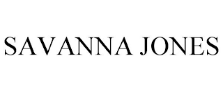 SAVANNA JONES trademark