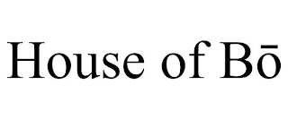 HOUSE OF BO trademark