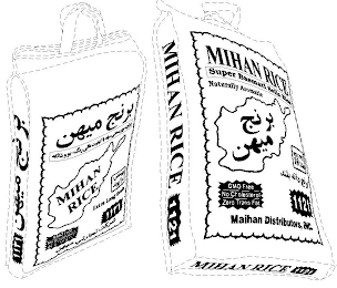 MIHAN RICE SUPER BASMATI SELLA RICENATURALLY AROMATIC NET WT. 10 LBS. GMOFREE NO CHOLESTEROL ZERO TRANS FAT 1121MAIHAN DISTRIBUTORS, INC. EXTRA LONGGRAIN